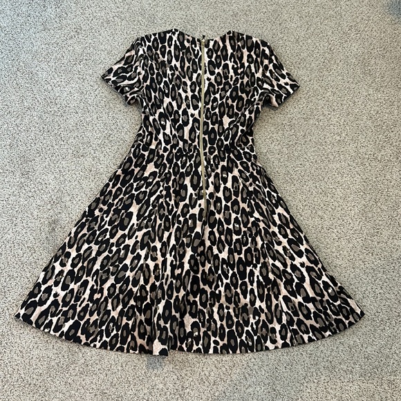 Kate Spade Animal Print Fit & Flare Dress, 0. - Picture 9 of 14